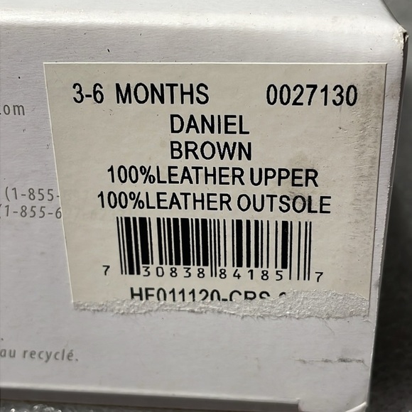 Robeez Brown Baby Shoes - Picture 3 of 8